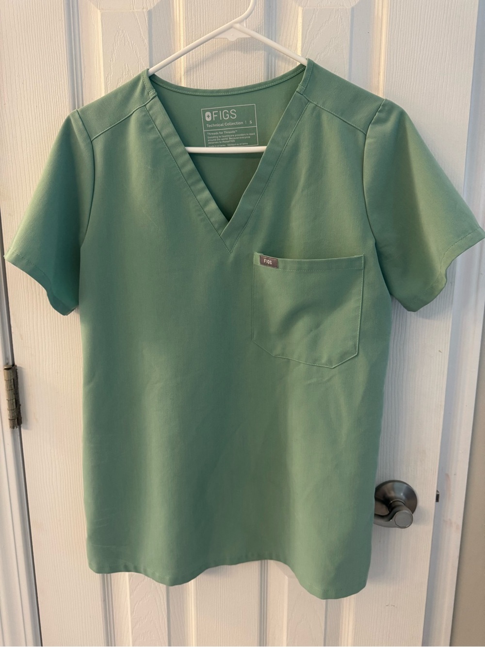 FIGS Women's Scrubs in Sage Green